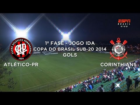 Gols - Atlético-PR 1 x 1 Corinthians - Copa do Brasil Sub-20 - 16/09/2014