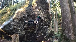 Video thumbnail of 言霊, 三段 (7c+). 熊野 (Kumano)
