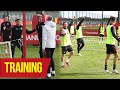 Training | Reds prepare for Everton clash | Manchester United | Ronaldo, Fernandes, Rashford, Sancho