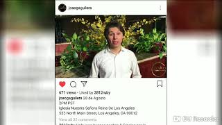 preview picture of video 'Cambios de locacion en la Conmemoracion de Juan Gabriel - Joao Aguilera Instagram'