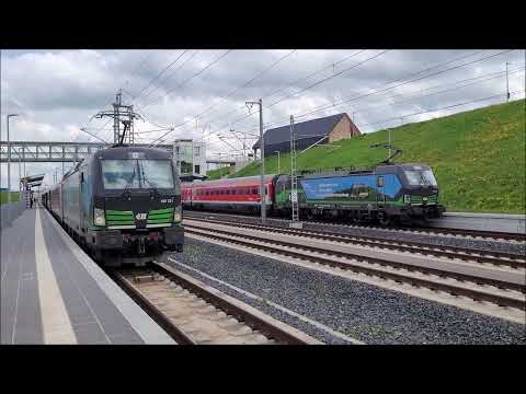 IRE 200 (UWeX), ICE 3 und ICE 4 - Zugverkehr in Merklingen - Neubaustrecke Wendlingen - Ulm