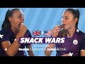SNACK WARS | UK vs USA | GEORGIA STANWAY & JANINE BECKIE