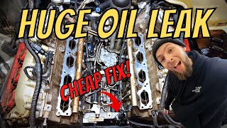 Removing Intake Manifold & Replacing Oil Pressure Sensor | Audi A6 C6 4.2 V8 BVJ Engine