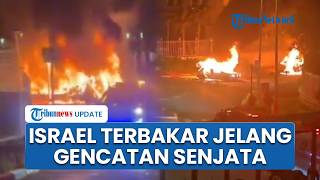 Detik-detik Kota-kota Israel Keos Diserang Rudal Hizbullah Jelang Gencatan Senjata, Kebakaran Meluas