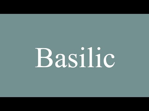 How to Pronounce ''Basilic'' (Basil) Correctly in French