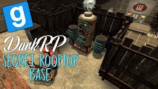 Secret Rooftop Oil Drilling Base | Gmod DarkRP