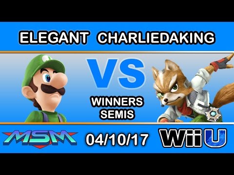 MSM 93 - BSD | Elegant (Luigi) Vs. LH | Charliedaking (Fox) Winners Semis - Smash Wii U