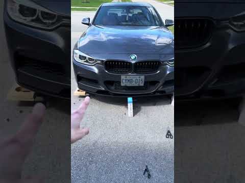 Front lip is finally on and the f30 is almost done🙏🏻