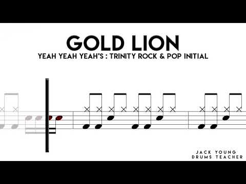 Gold Lion - Trinity Rock & Pop Drums : Initial (OLD)