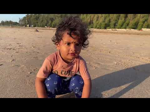 Evening at beach with sparsh #givya_gaurav