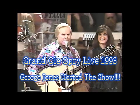 Grand Ole Opry Live 1993   George Jones Hosted The Show!!!!