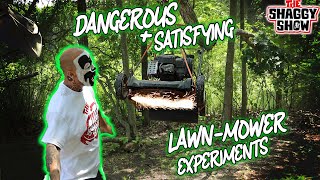 Dangerous + Satisfying Lawnmower Experiments!!