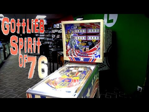 Gottlieb's Spirit Of 76 Pinball Machine Repair - Best Bicentennial Design They Released That Year?