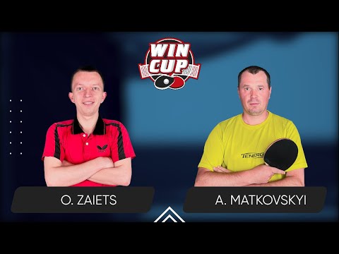 08:45 Oleksii Zaiets  - Andrii Matkovskyi West 2 WIN CUP 08.11.2023 | TABLE TENNIS WINCUP