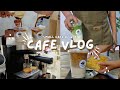 cafe vlog ☕ making coffee for our customers ✨ small cafe owner | Sagrada Café