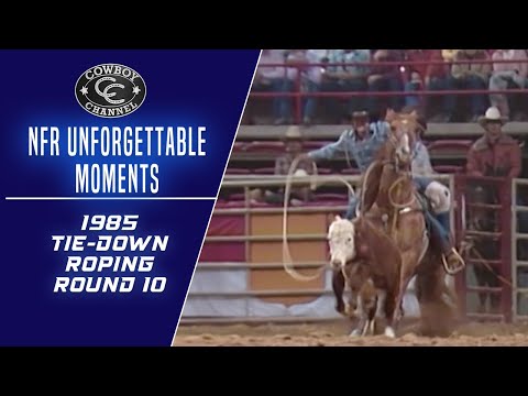 Joe Beaver’s 1985 Tie-Down Roping World Title Win at the NFR | Every Round 10 Run