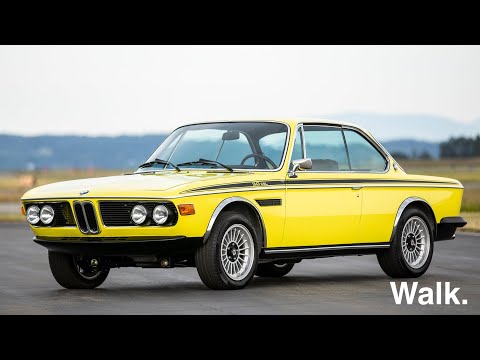 Walk 1973 BMW 3.0 CSL ~ Silver Arrow Cars