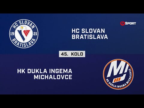 45. kolo: HC Slovan Bratislava – HK Dukla Ingema Michalovce 2:3 (HIGHLIGHTY)