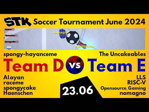 Team D vs Team E - June 2024 STK Soccer Tournament (S18E07)