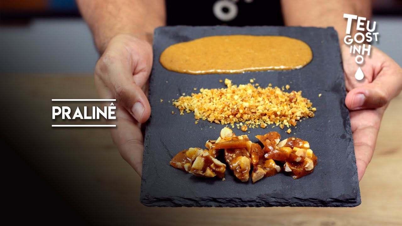Aulão de pralinê em três texturas | Teu Gostinho