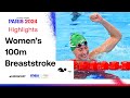 WHAT A SWIM ‍ ️ Women S Swimming 100m Breaststroke Highlights Paris2024