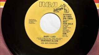 Baby I Lied , Deborah Allen , 1983