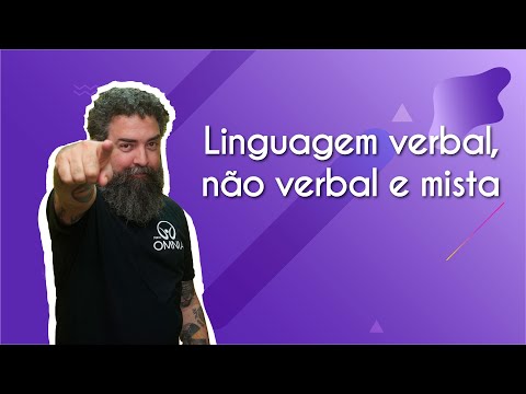 Verbal, non-verbal and mixed language - Brasil Escola