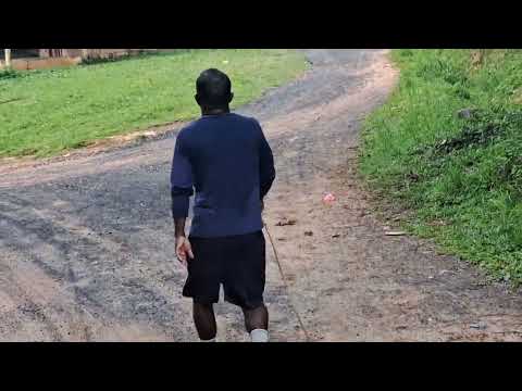 Na zona rural caminhada de 10 quilômetros. Cidade catu Bahia. 