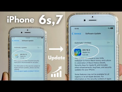 iPhone 7, 6s update on ios 16.3 || How to update iPhone 7,6s on iOS 16.3