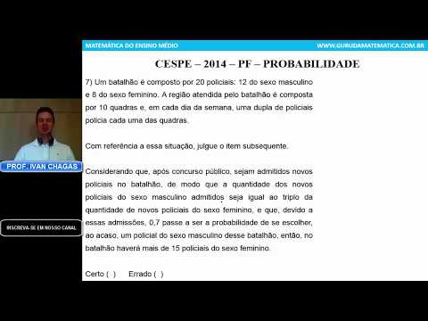 0209 - CESPE - 2014 - PF - PROBABILIDADE