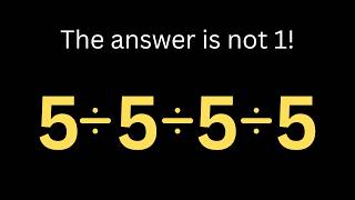 Most People Get This Math Question Wrong!