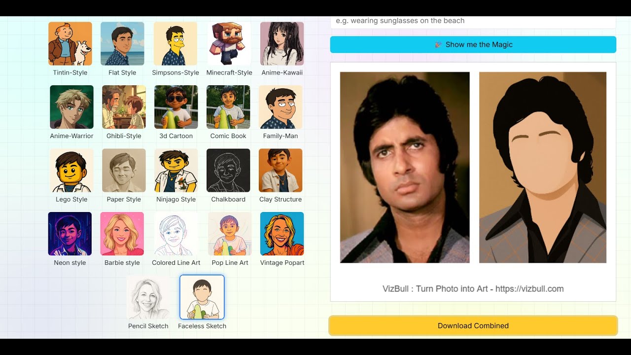 Vizbull - Turn photo into beautiful pain video thumbnail