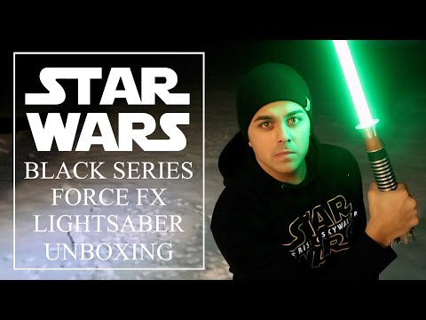 Star Wars - Luke Skywalker ROTJ Black Series Force FX Lightsaber UNBOXING & REVIEW