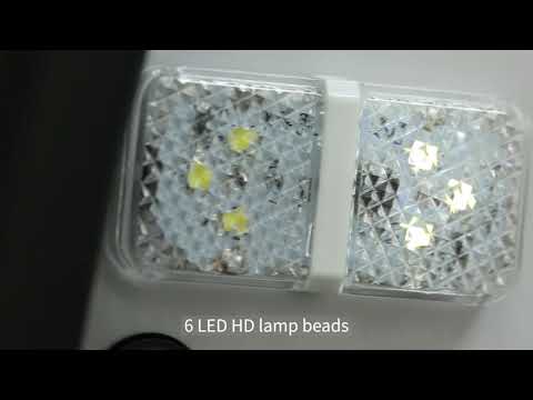Baseus įspėjamoji lemputė durims (2vnt/Pak.) - Juoda video