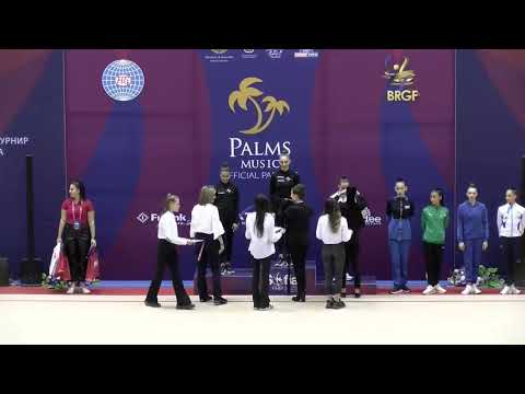Award Ceremony Individual All-around International tournament Sofia Cup 2024