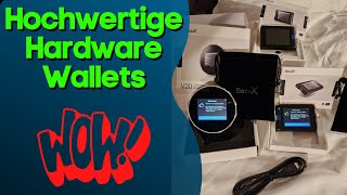 SecuX Hardware Wallet W10 W20 V20 einrichten! Krypto senden und empfangen!