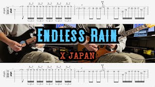 [TAB] X JAPAN - Endless Rain (Guitar Solo with Tabs)