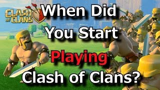 How to Find Out When You Started Playing Clash of Clans?? (IOS & Android)