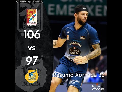 Resumo X30 T21/22 Obradoiro Vs GranCanaria