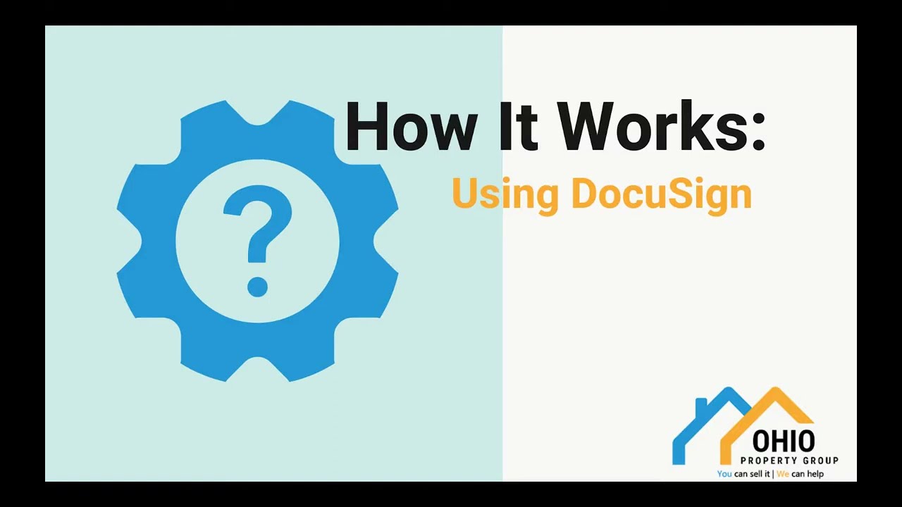 How It Works: Using DocuSign with OhioMLSFlatFee.com