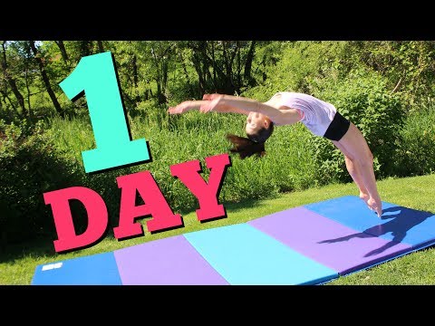 How to get your Back Handspring in ONE Day