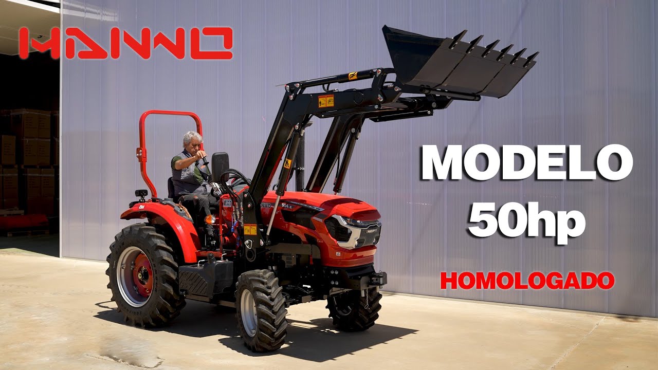 Tracteur Hanwo 504R 50 HP avec arceau de sécurité