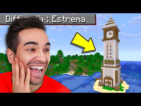 HO COSTRUITO UNA TORRE NELLA VANILLA HARDCORE SU MINECRAFT