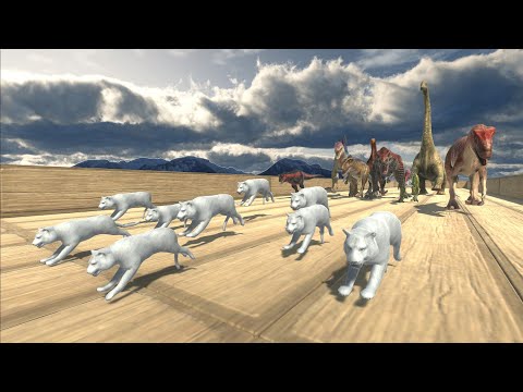 Race to eat Albino Cats - Animal Revolt Battle Simulator