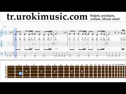 Banjo dersleri (İrlandalı Tenor) Imagine Dragons - Natural Notalar Eğitim um-ih723