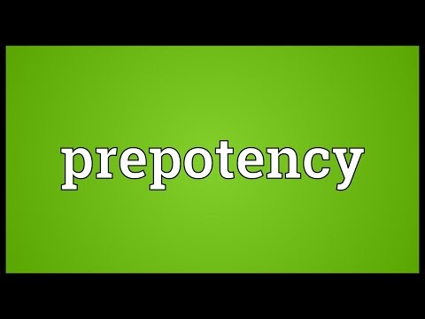 Prepotency Meaning
