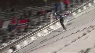 preview picture of video 'Jan Ziobro - 121 m - Lillehammer 2014 II seria, I konkurs (06.12.14)'