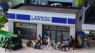 MUST HAVE FOR YOUR DIECAST CARS STARWARS MOREART MOTOR AND FIGURES 1/64 SCALE.