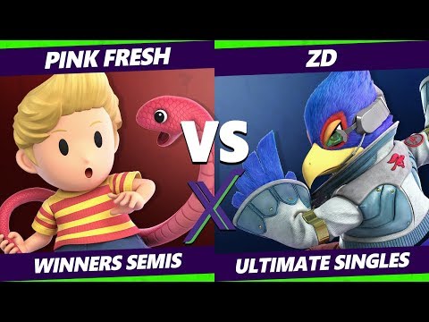 Smash Ultimate Tournament - Pink Fresh (Lucas) Vs. ZD (Falco, Fox) S@X 285 SSBU Winners Semis