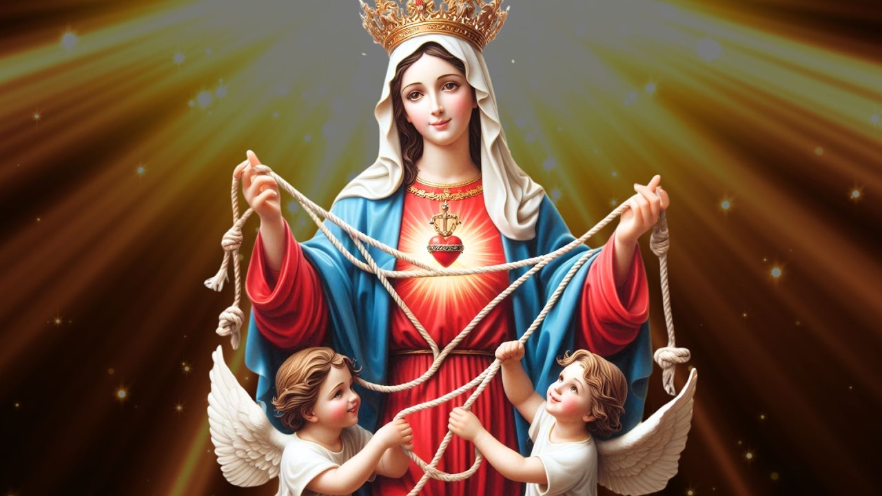 DESATA ATÉ O NÓ MAIS DIFÍCIL - NOSSA SENHORA DESATADORA DOS NÓS.